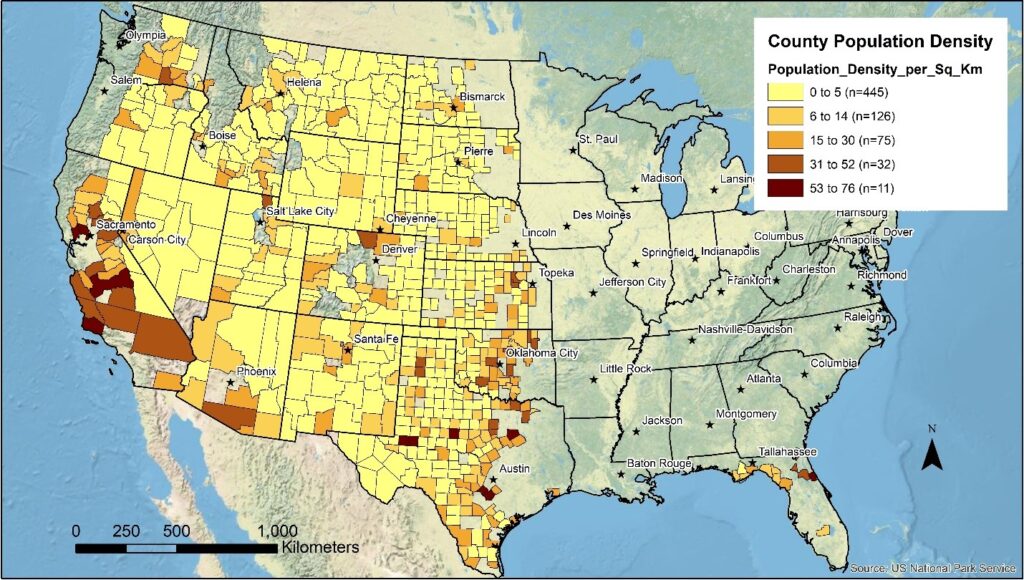 County Population Density